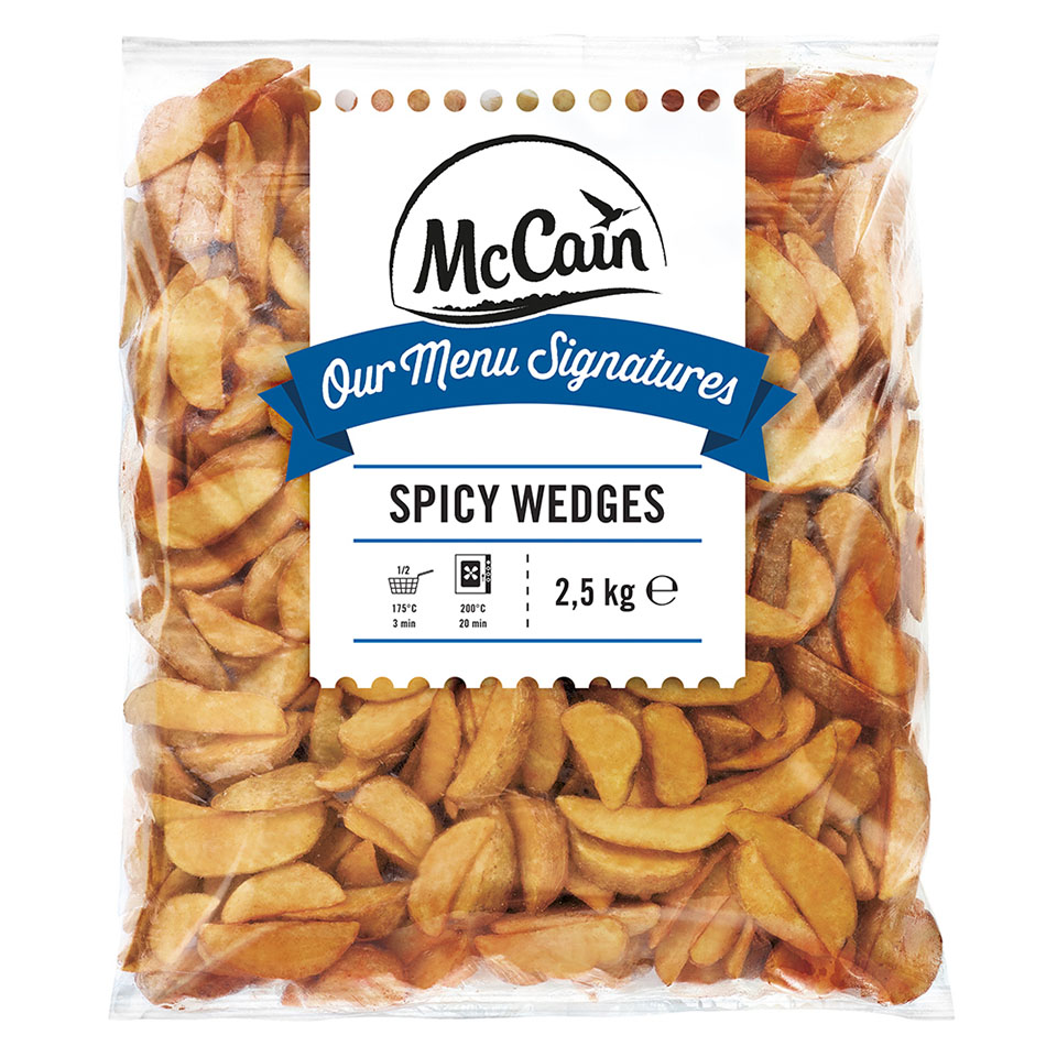 MCCAIN SPICY POTATOES WEDGES 2,5KG <*_*>