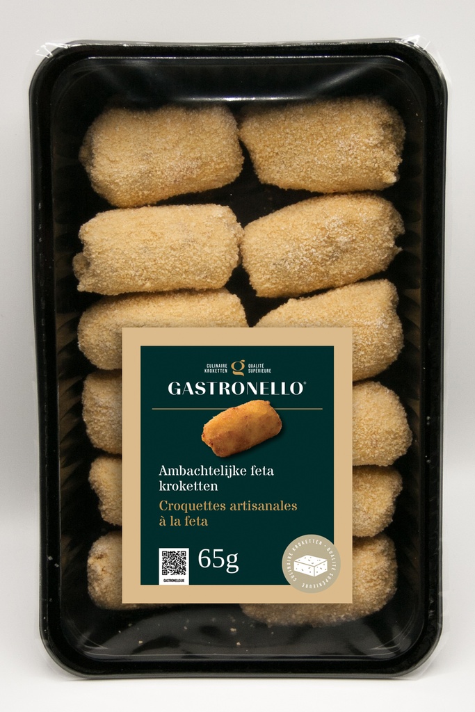 GASTR FETA & ZONGEDROOGDE TOMATEN KROKETTEN 12 X 65GR <*_*>