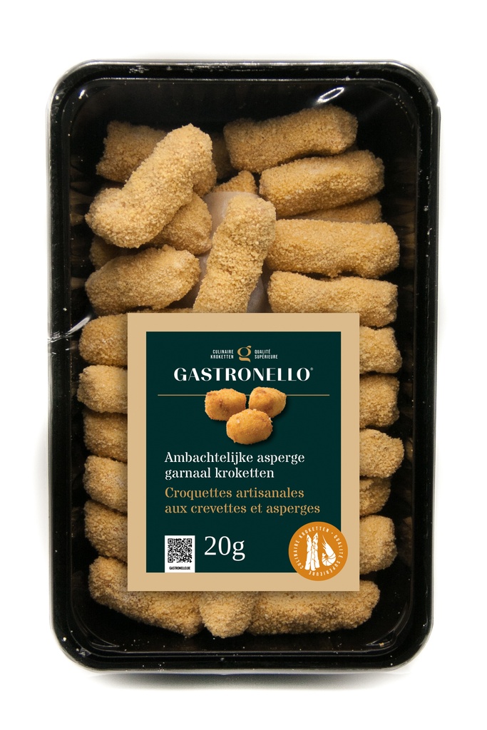 GASTR  MINI ASPERGE GARNAALKROKETTEN 60X20GR  <*_*>