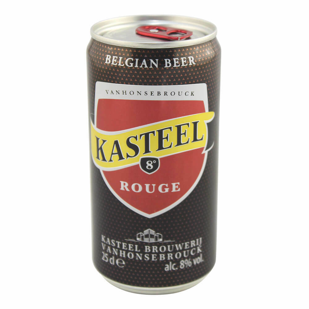 KASTEELBIER ROUGE BLIK 24X25CL