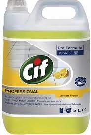 CIF PROFALLESREINIGER LEMON FRESH 5L