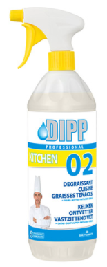 DIPP NR 2. EXTRA KRACHTIGE ONTVETTER VASTZITTEND VET 1L SPRAY