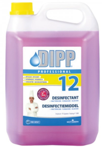 DIPP NR 12. DESINFECTIEMIDDEL 5L