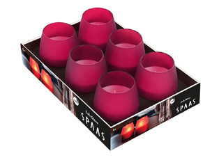 SPAAS VASE ATLAS SOFT GLOW FUSCHIA 6 ST