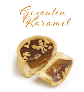 BELDESSERT  MINI TARTELETTE GEZOUTEN CARAMEL EN MELKCHOCOLADE - 48 ST <*_*>