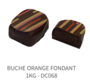 DELICE 68 BUCHE ORANGE FONDANT 1KG