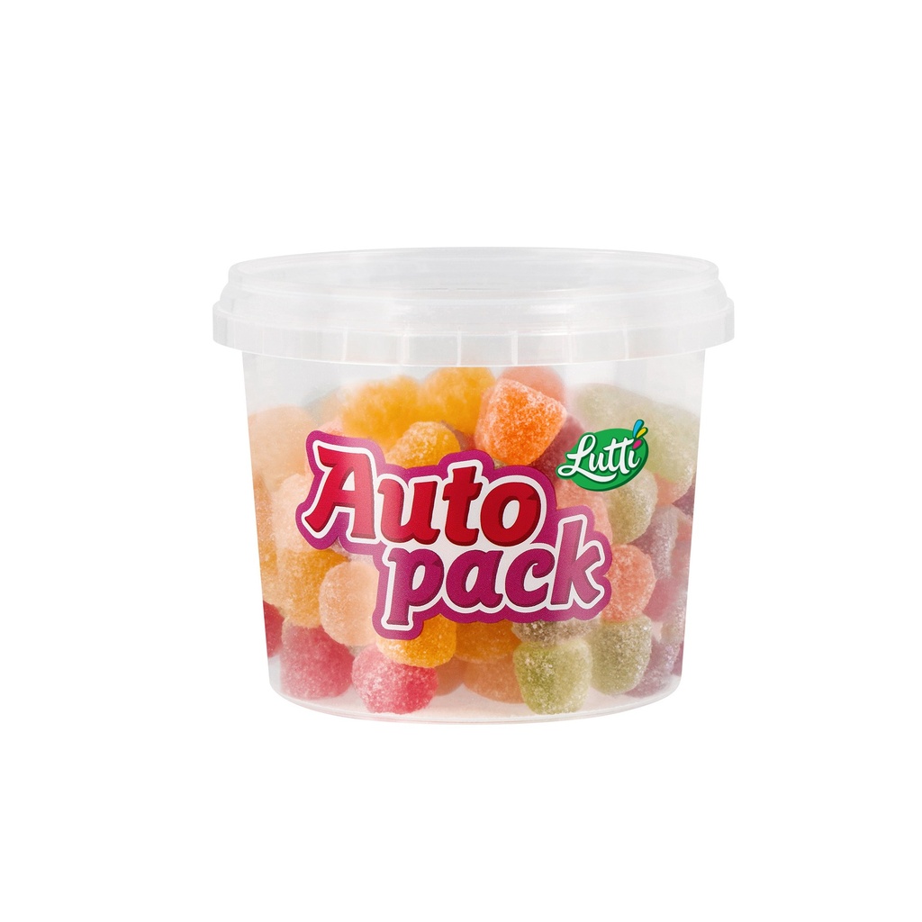 [00180022328] LUTTI AUTOPACK GUM ASSORTI/ GESUIKERDE CONFETTI 12 X 200GR