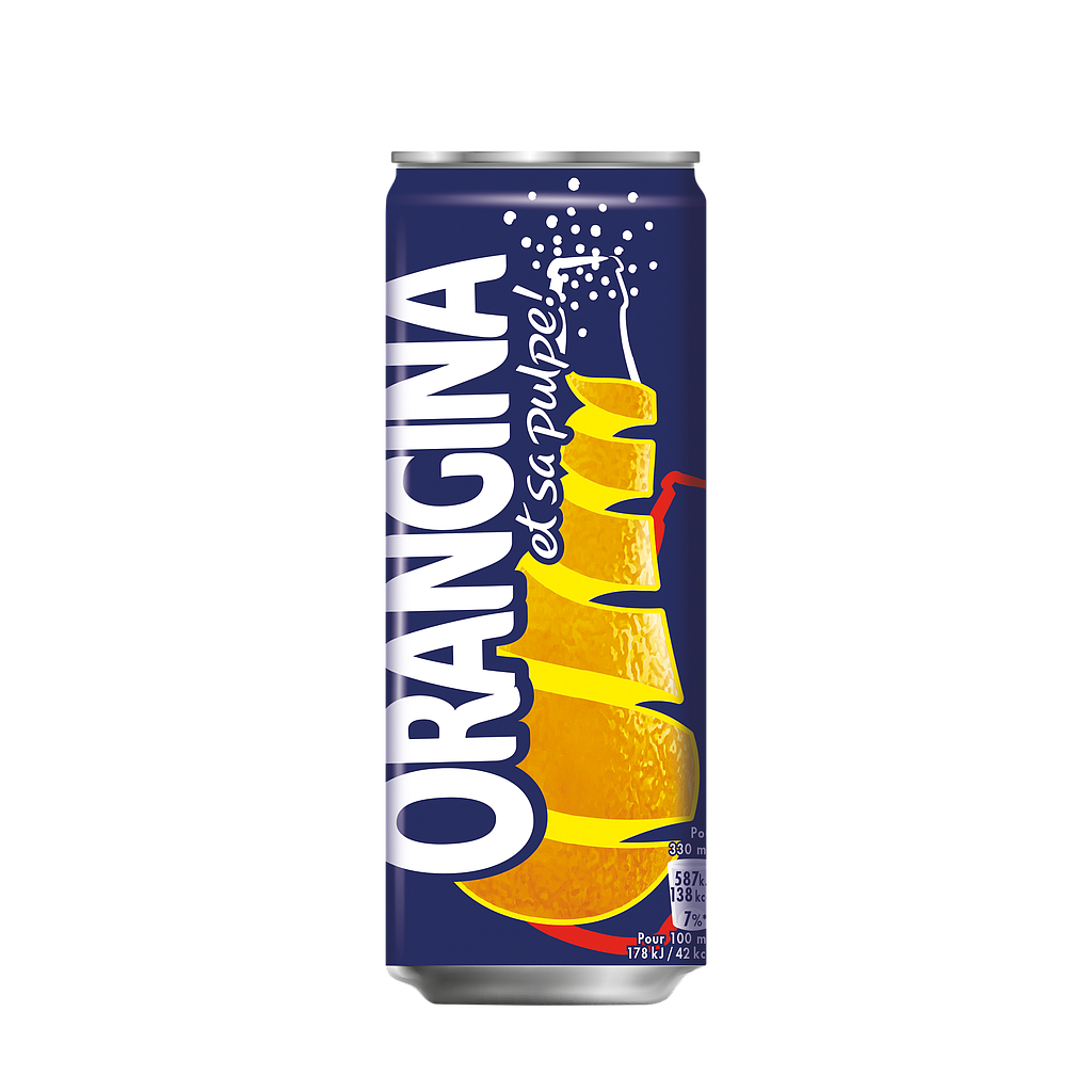[F18748 ] ORANGINA  BLIK  24X33CL