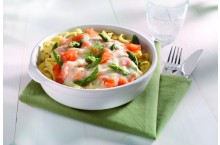 DELI MEAL TAGLIATELLE MET GEROOKTE ZALM EN GROENE ASPERGES 4 X 500 G (63311600)  <*_*>