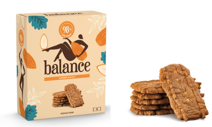 BALANCE ALMOND BISCUITS 12X110GR (ZERO SUGAR)