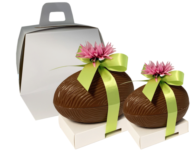 OPGEVULD EI 14CM MET EI - 450GR - FONDANT