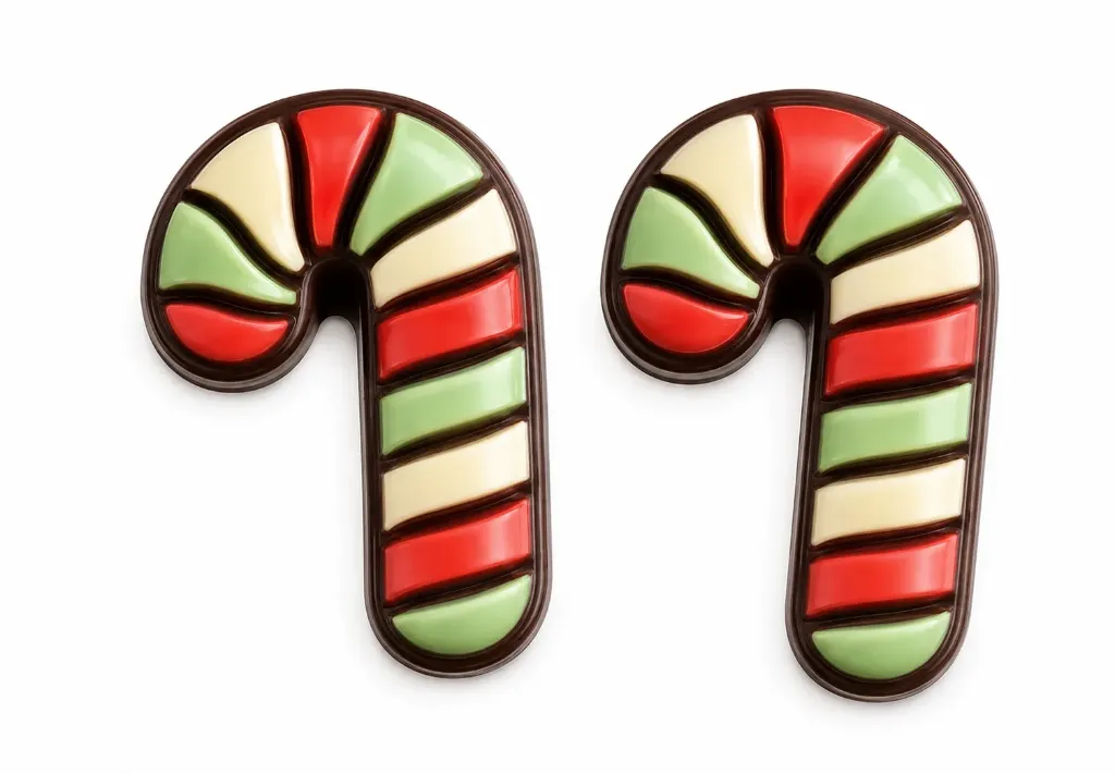 M-DELICIOUS CANDY CANE FONDANT DECO 1,8 KG