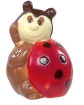 [HNW03] BGL COCCINELLE BLANC - DECO 11 CM - 8 PIECES
