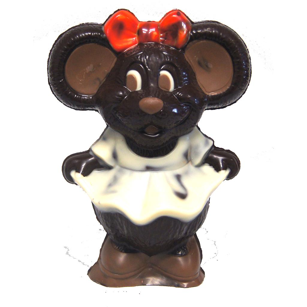 [HDF02] BGL VROUWTJES MUIS FONDANT-18 CM - 3 STUKS