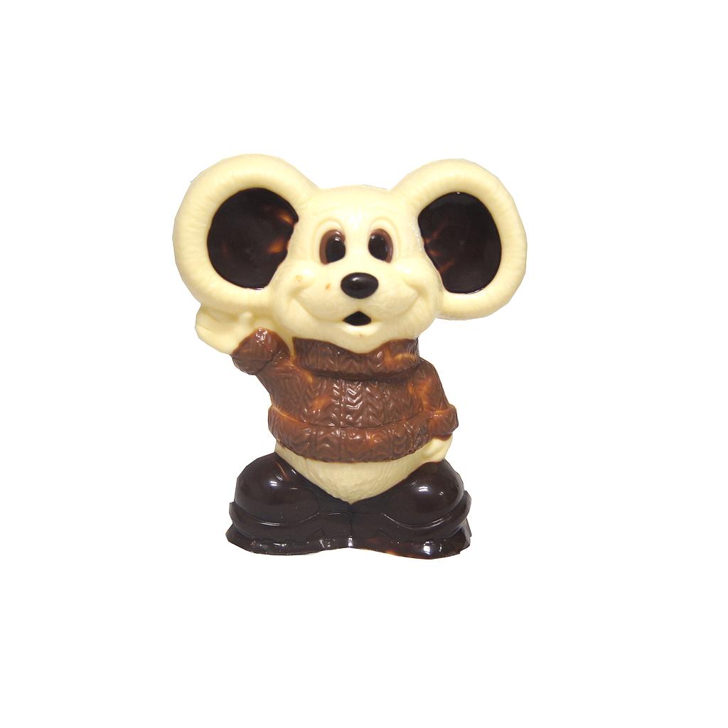 BGL SOURIS MALE BLANC  DECO - 16 CM - 3 STUKS