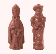 DE CHOCOLATERIE SINT & PIET 12 CM - LIGHT MILK - 30 X 50 GR