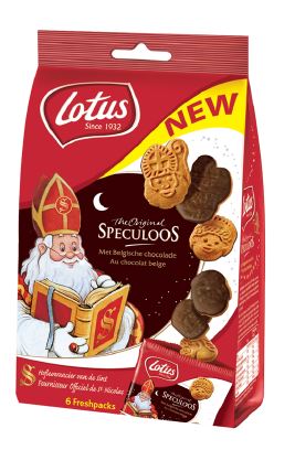 LOTUS SINTERKLAAS MINI MET CHOCOLADE 16 X 150 GR