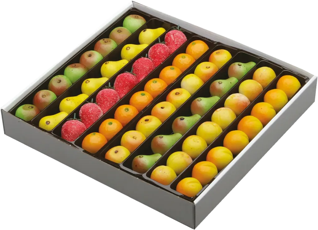 [5202] NOMAER MARSEPEIN FRUIT 25 GR 60ST(54%AMANDELEN)