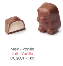 DELICE BEERTJES MELK VANILLE 1 KG