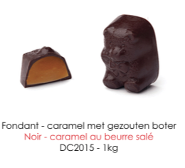 DELICE BEERTJES FONDANT CARAMEL MET GEZOUTEN BOTER 1 KG