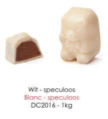 DELICE BEERTJES WIT SPECULOOS 1 KG