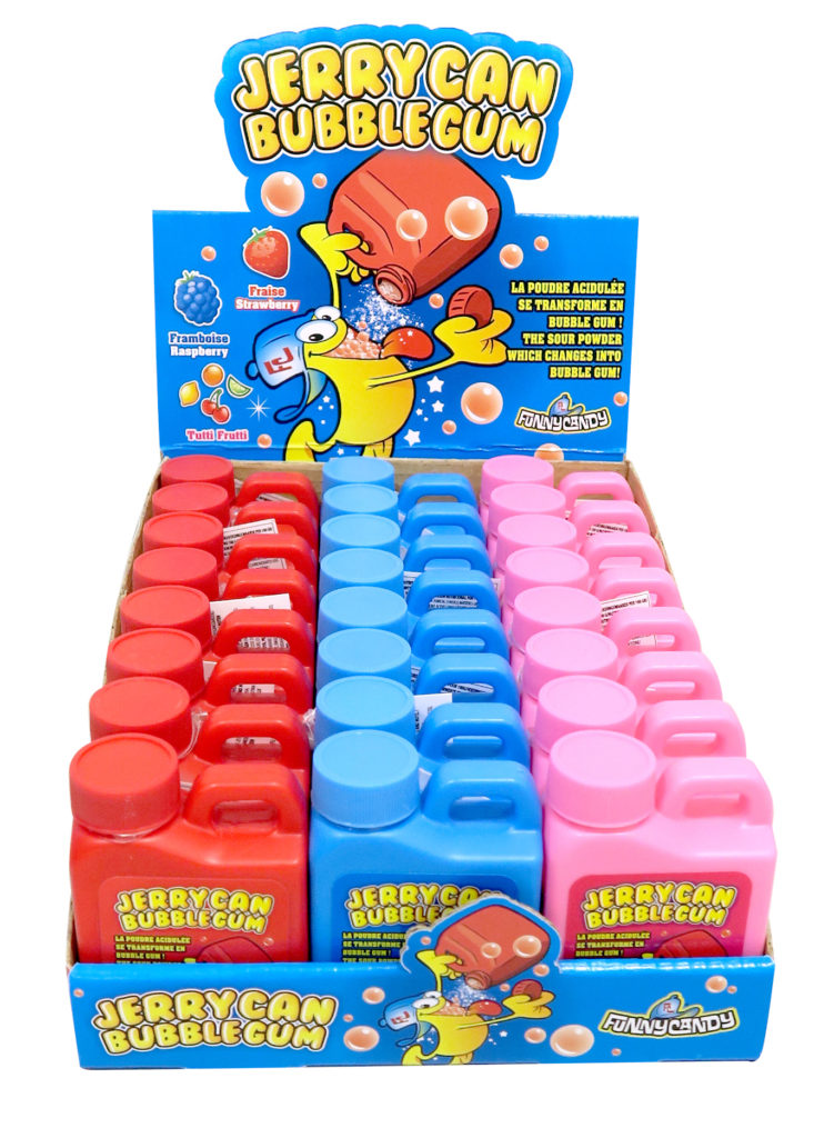 JERRY CAN BUBBLE GUM 24 ST