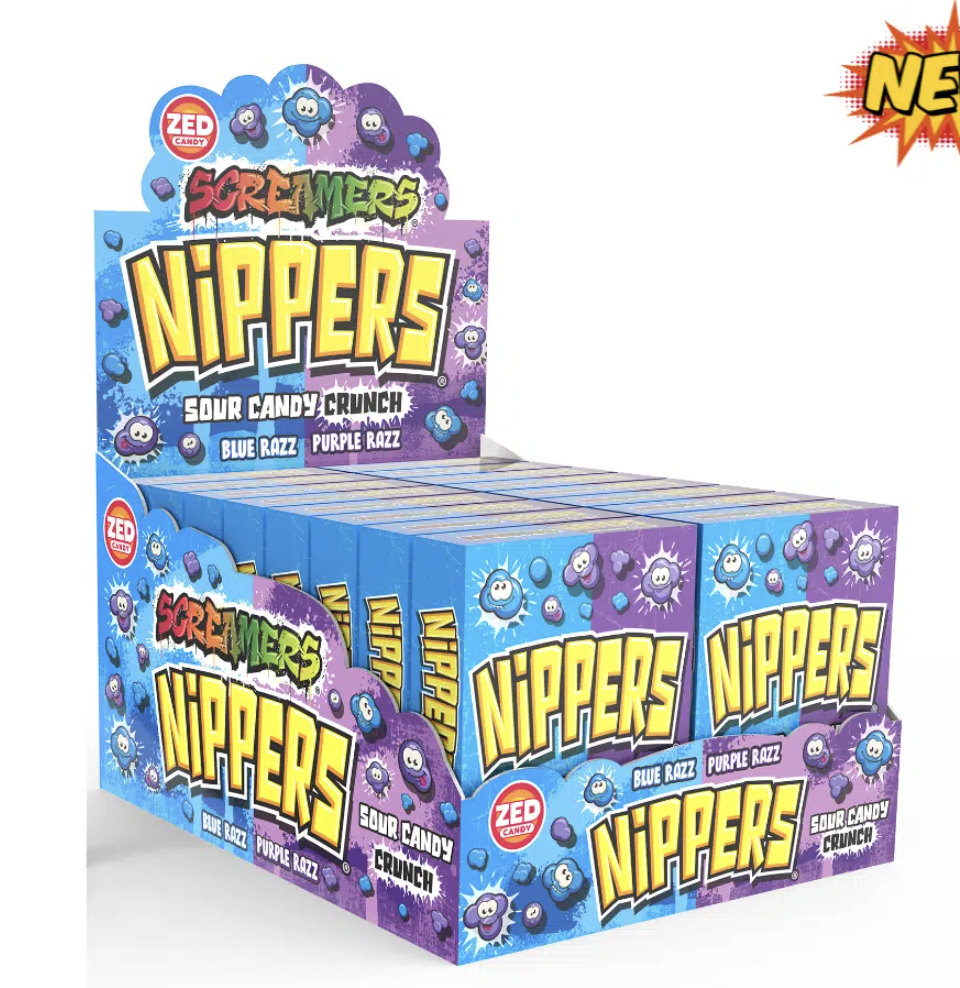 SCREAMERS POCKET NIPPERS RAZZ / BLUE RAZZ 16 STUKS