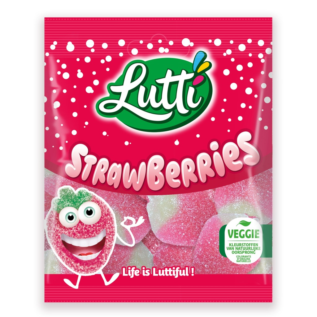 LUTTI AARDBEIEN 12X80GR