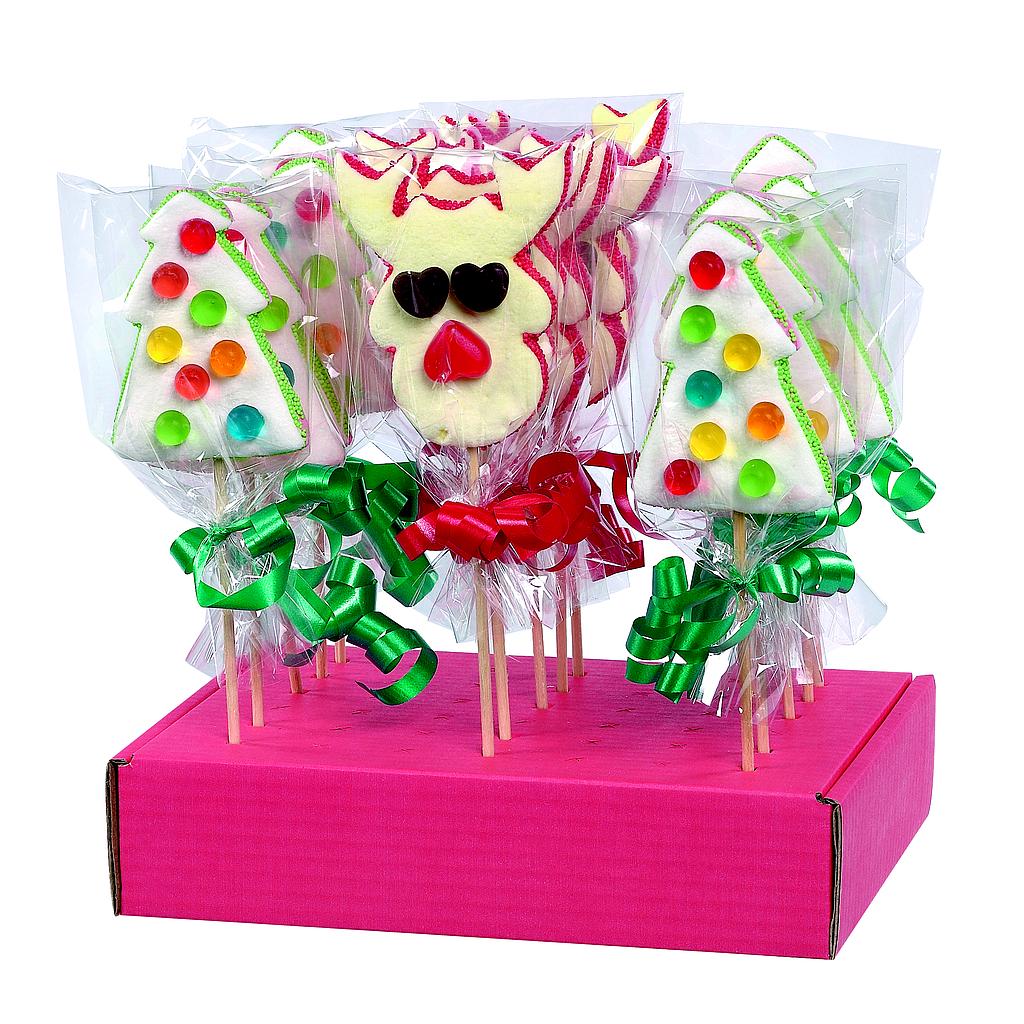 SAVAT REINDEER & TREE 12 STUKS 