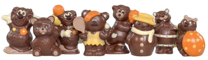 DESCH ASS LUXE DECO FIGUREN FONDANT 10-13 CM - 16 ST X 65 GR