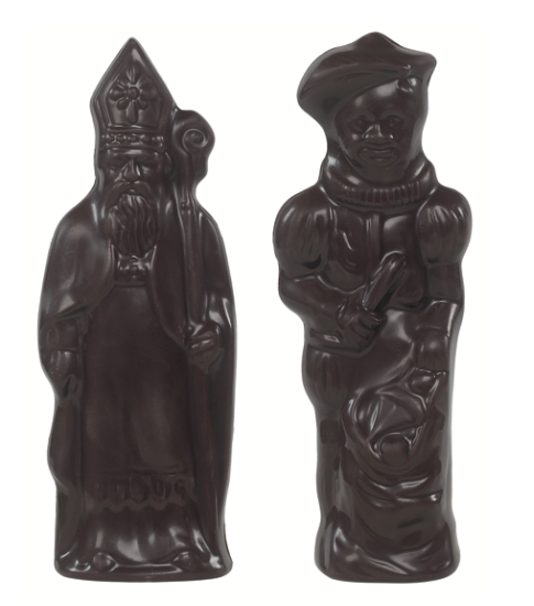 DESCHUTTER SINTERKLAAS & PIET FONDANT 14 CM - 40 X 50 GR