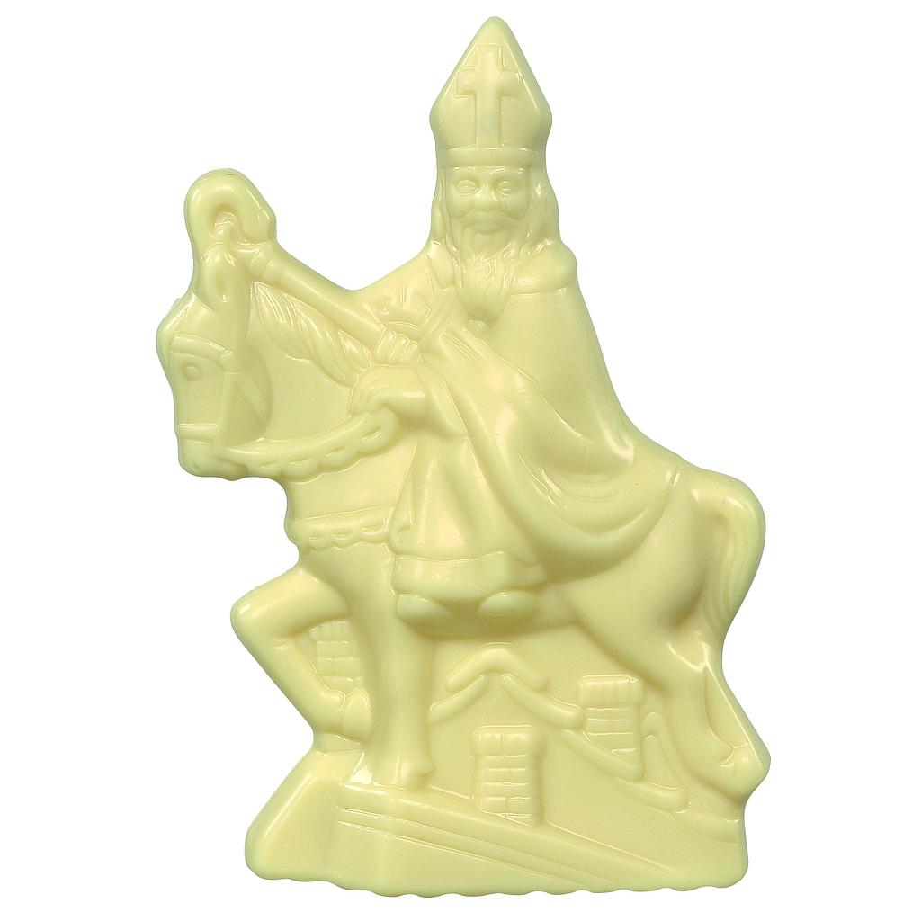 DESCHUTTER SINTERKLAAS OP PAARD WIT 14,5 CM - 20 X 100 GR