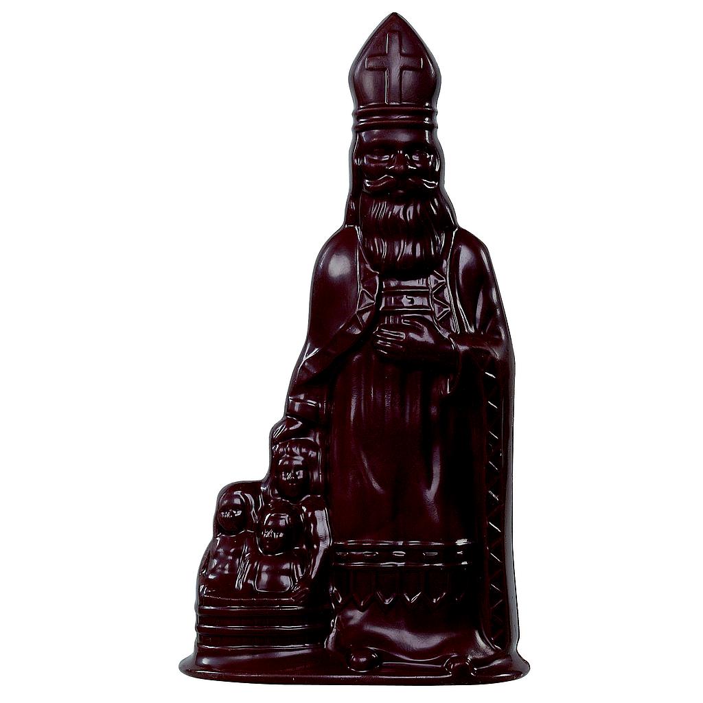 DESCHUTTER ST NICOLAS AVEC 3 ENFANTS NOIR 15 CM - 33 X 60 GR 