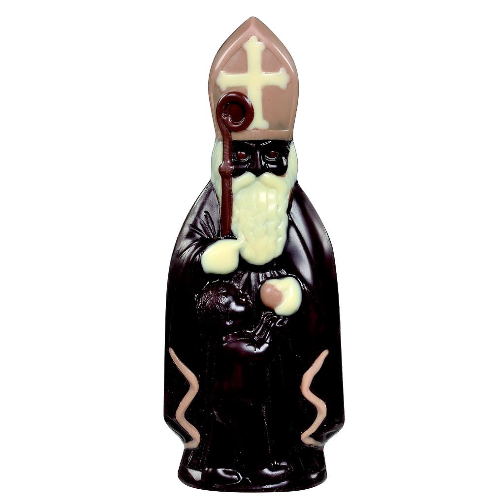 [SNRF35020] DESCH ST NICOLAS AVEC ENFANT NOIR DECO BEIGE-18 CM - 10X90GR 