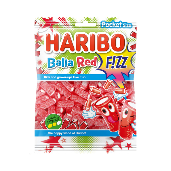 [HAR/10032239] HARIBO BALLA RED F!ZZ 28X70GR