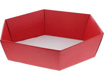 [KAR57077RO] #VERP - MAND ZESHOEKIG "LINO ROSSO" 38 X 30 CM ROOD