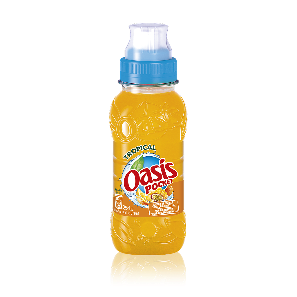 OASIS POCET PET TROPICAL 6X4X25CL