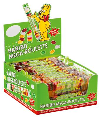 HARIBO MEGA ROULETTE ZUUR 40ST