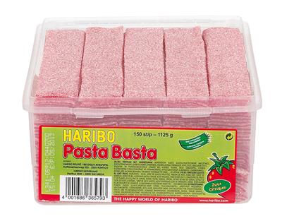 HARIBO PASTA BASTA AARDBEI 150ST