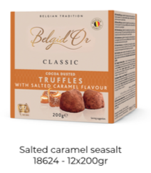 BELGI DOR CARAMEL SEASALT TRUFFELS 12 X 200 GR