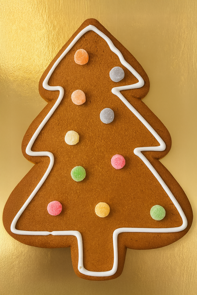 CDB KERSTBOOM BOTERSPECULOOS DECO 8X165GR - 28CM