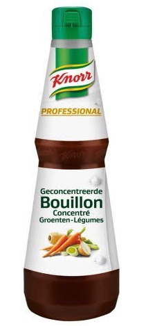 KNORR PROFESSIONAL GECONCENTREERD GROENTEN BOUILLON 1L