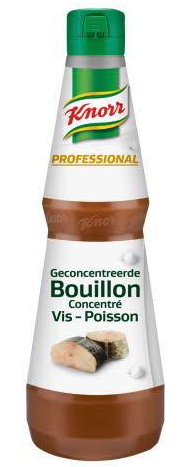 [8720182277732] KNORR PROFESSIONAL GECONCENTREERD VIS BOUILLION 1L FLES