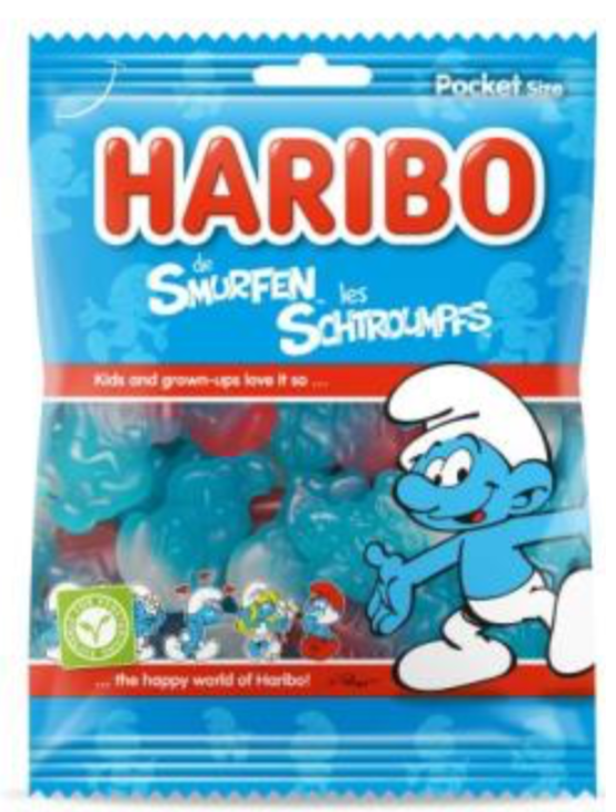 HARIBO SMURFEN 28X75GR