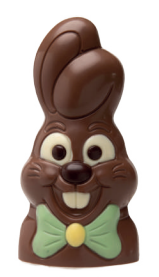 DE CHOCOLATERIE BUNNY THOMAS DARK MILK COLOURED 15 CM -7 ST X 100 GR