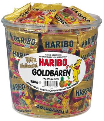 HARIBO GOUDBEERTJES MINI ZAKJES 100ST