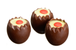 LAMS CHOCOLADE EI IN DOOIER 25 ST