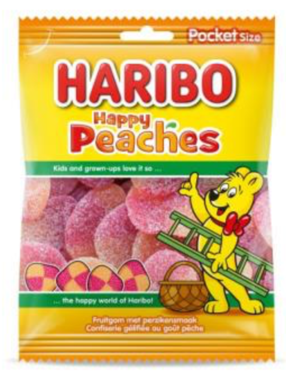 HARIBO PERZIKEN 28X75GR