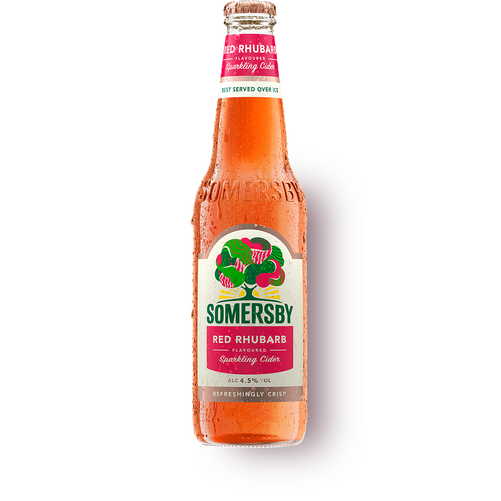 SOMERSBY RED RHUBARB 24X33CL OW