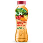 FUZE TEA BLACK TEA PEACH HIBISCUS PET 6X4X40CL